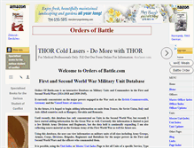 Tablet Screenshot of ordersofbattle.com